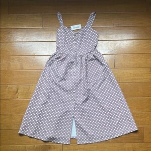 Polka Dot Button-Down Dress